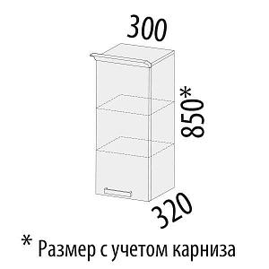 Шкаф кухонный (лев/прав) Тиффани 19.07
