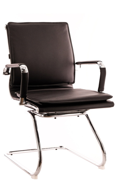 Кресло на полозьях EverProf Нэрэй CF Экокожа черный