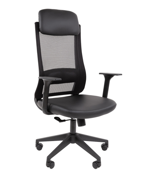 Кресло офисное CHAIRMAN 500LT Экокожа черная