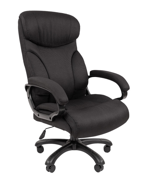 Кресло CHAIRMAN 401 Ткань черная крестовина пластик