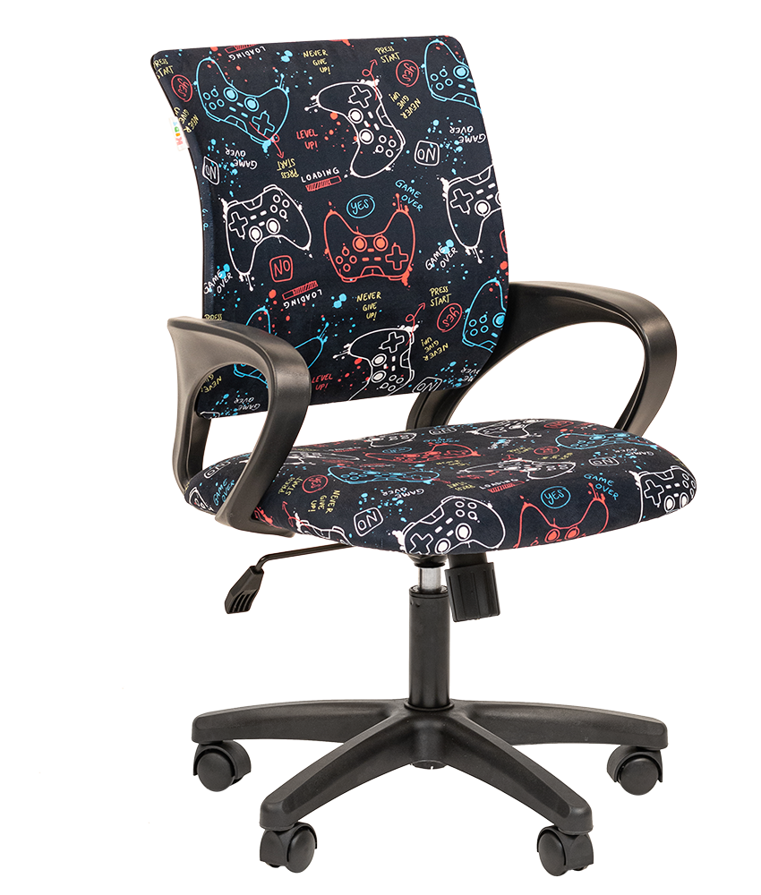 Кресло детское Chairman KIDS 103 черный пластик