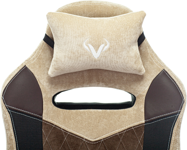 Кресло игровое Бюрократ VIKING 6 KNIGHT, коричневое