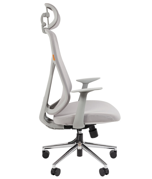 Кресло руководителя  CHAIRMAN CH 588 Сетка/Ткань серая