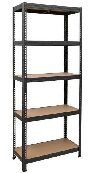 Стеллаж металлический на зацепах SBL 180KD-75х35-5 (нагрузка на секцию 750 кг)