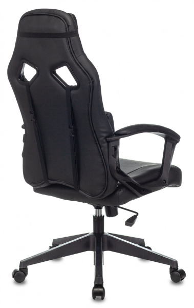 Кресло игровое Бюрократ ZOMBIE DRIVER крестовина пластик, белая вставка