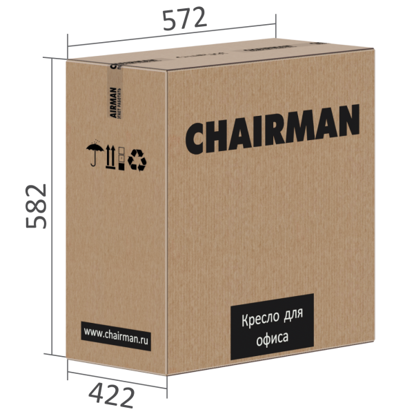 Кресло на полозьях CHAIRMAN 699V ткань, сетка