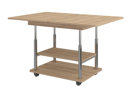 Агат 22.2 Стол журнальный Дуб Сонома Раскладной