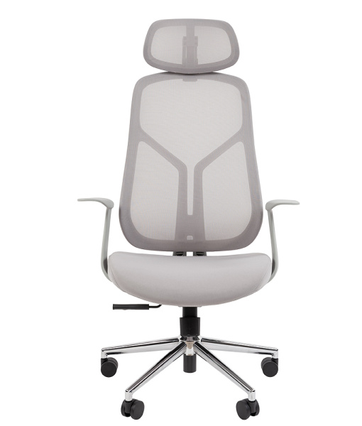 Кресло руководителя  CHAIRMAN CH 588 Сетка/Ткань серая