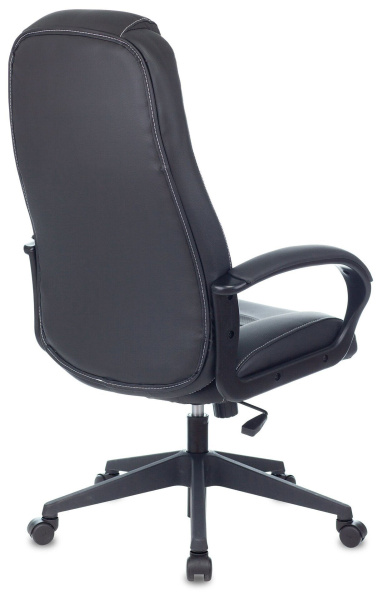 Кресло Бюрократ Зомби 8 Экокожа кожа Черный