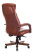 Кресло руководителя Бюрократ T-9924WALNUT крестовина металл/дерево, коричневое
