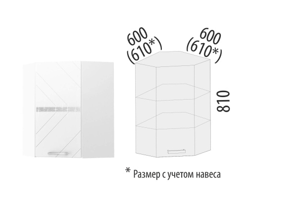 Бьянка 102.20 Шкаф угловой