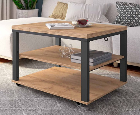 Журнальный стол-трансформер Агат 35 Дуб Вотан