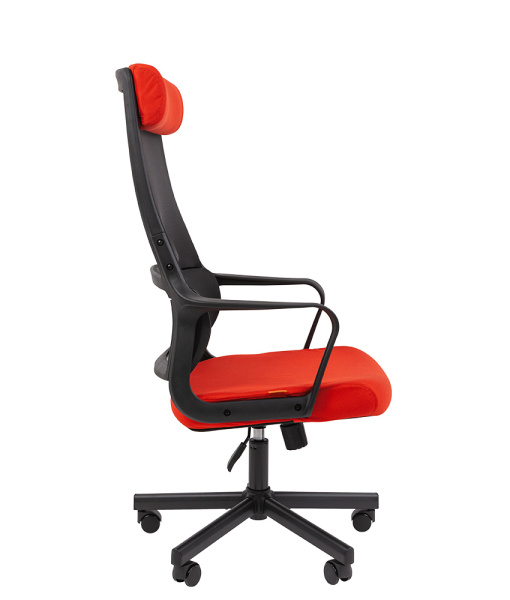Кресло руководителя CHAIRMAN 590 Ткань/сетка красный