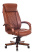 Кресло руководителя Бюрократ T-9924WALNUT крестовина металл/дерево, коричневое