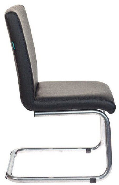 Кресло на полозьях CH-250-V экокожа Черный