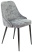 Стул KF-5 велюр серый, ножки черный металл