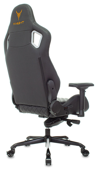 Кресло игровое Knight TITAN Экопремиум, черный