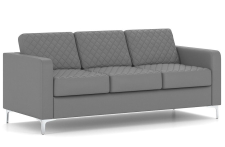 Диван трехместный Актив Chairman, серый EUROLINE-996