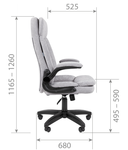Кресло CHAIRMAN ДОМ 533 Велюр