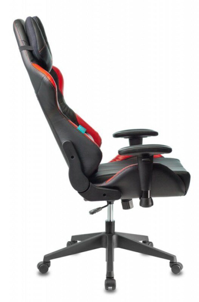 Кресло игровое Бюрократ VIKING 5 AERO Искусственная кожа, красный