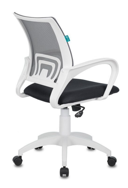 Кресло Бюрократ CH-W695N Сетка/ткань (пластик белый), серое