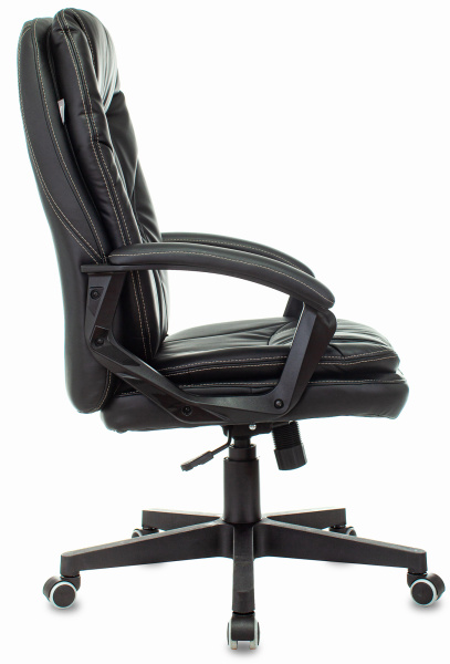 Кресло руководителя Бюрократ CH-868N Экокожа Черный