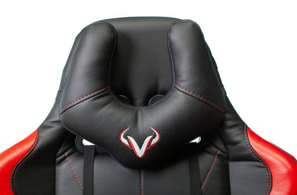 Кресло игровое Бюрократ VIKING 5 AERO Искусственная кожа, красный
