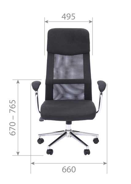 Кресло руководителя CHAIRMAN CH 621 ткань черная