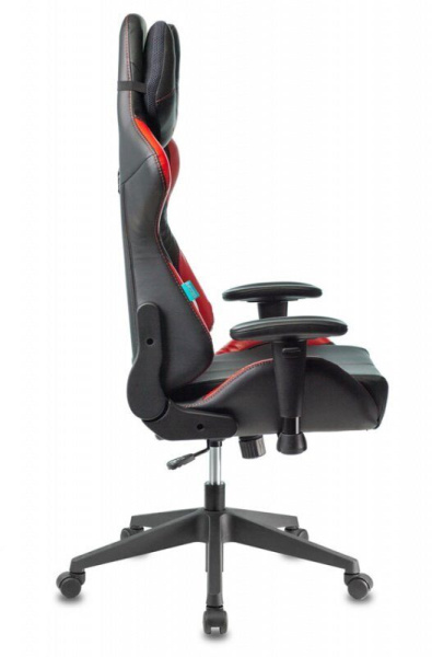Кресло игровое Бюрократ VIKING 5 AERO Искусственная кожа, красный