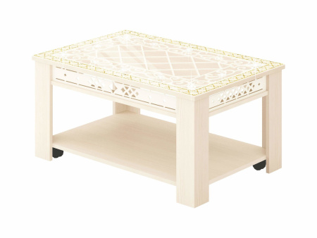 Агат 30.10 Стол журнальный Сосна Астрид Стекло