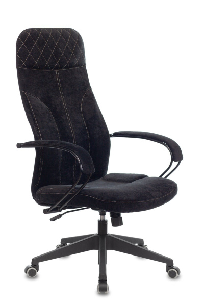 Кресло руководителя Бюрократ CH-608 пластик, ткань Черный
