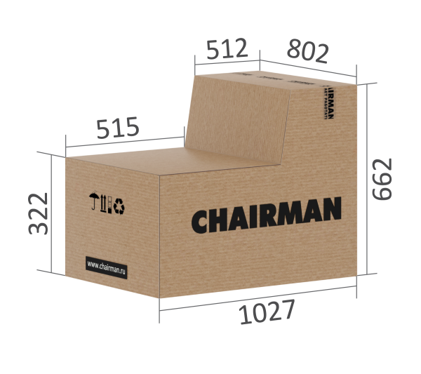 Кресло руководителя CHAIRMAN 405 ЭКО