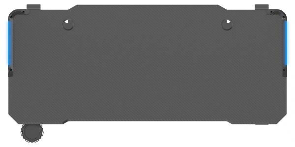 Стол для компьютера Cactus CS-EDL-GBK RGB 140x60x72см электропривод столешница МДФ черный каркас черный