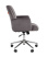 Кресло CHAIRMAN ДОМ 302 Хром Велюр серый