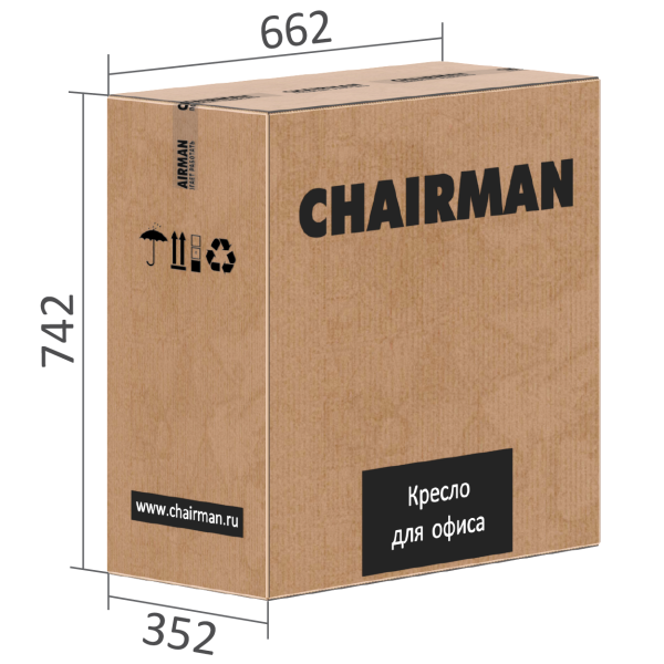 Кресло оператора CHAIRMAN 555 LT ткань